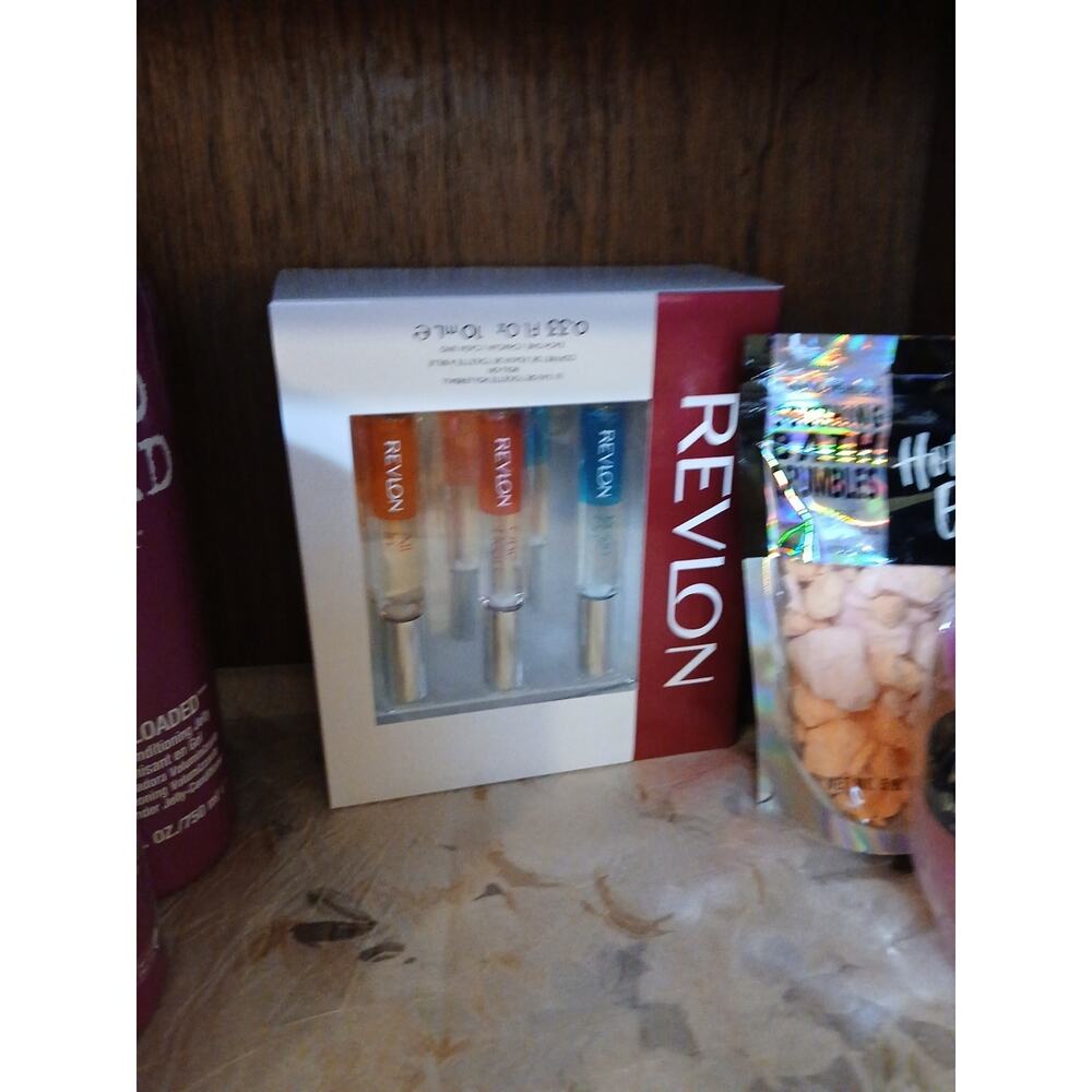 Revlon Edt 3pc Set Reign On, All In, One Heart Rollerball Roll-on New Sealed